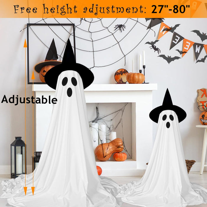 Bulk Extra Tall Adjustable Spooky Ghost Decor Halloween Light Decor Wholesale