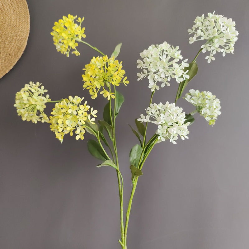 Tiges de fleurs artificielles en vrac de 29 po au toucher réaliste pour boules de printemps