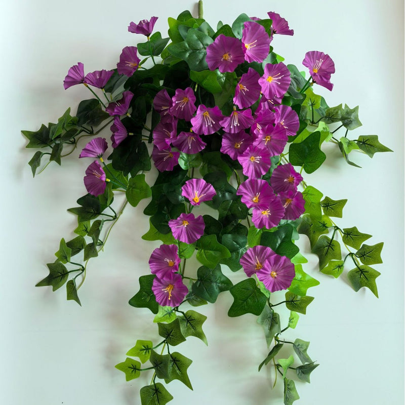 Bulk 2pcs Spring Faux Petunias Flowers UV Resistant Artificial Flowers Plants for Outdoor Decoration Wholesale