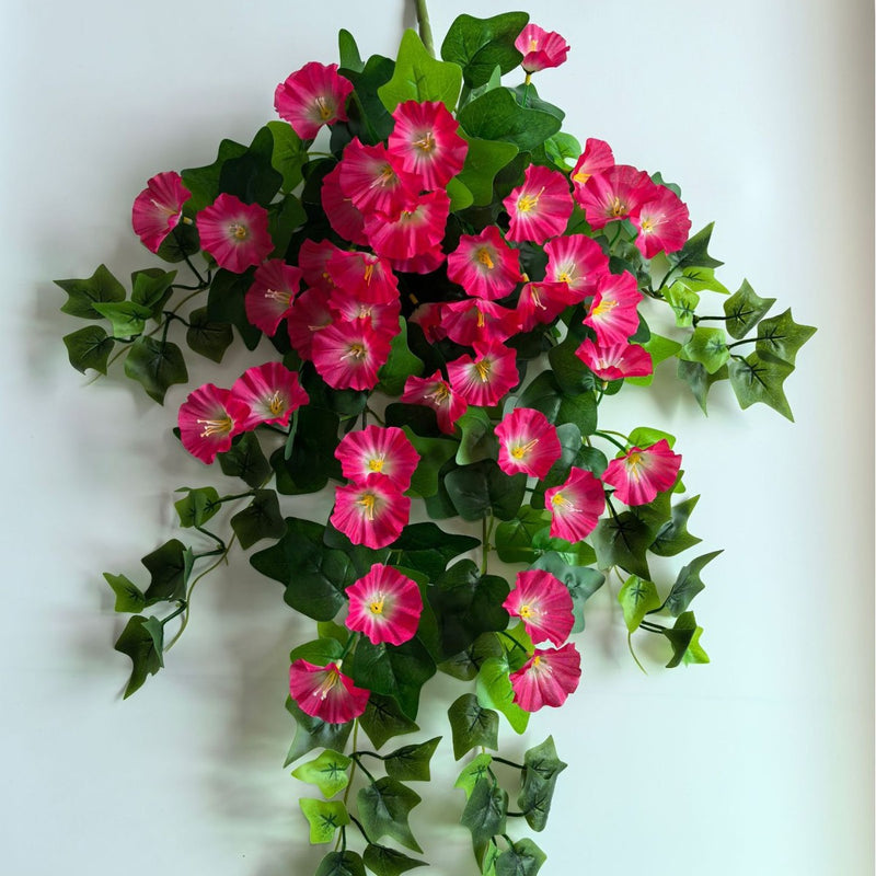 Bulk 2pcs Spring Faux Petunias Flowers UV Resistant Artificial Flowers Plants for Outdoor Decoration Wholesale