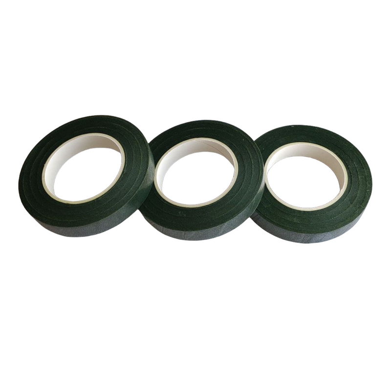 Lot de 3 rubans floraux de 16 couleurs de 1/2" de large pour l'emballage des tiges de bouquet et l'artisanat floral en gros