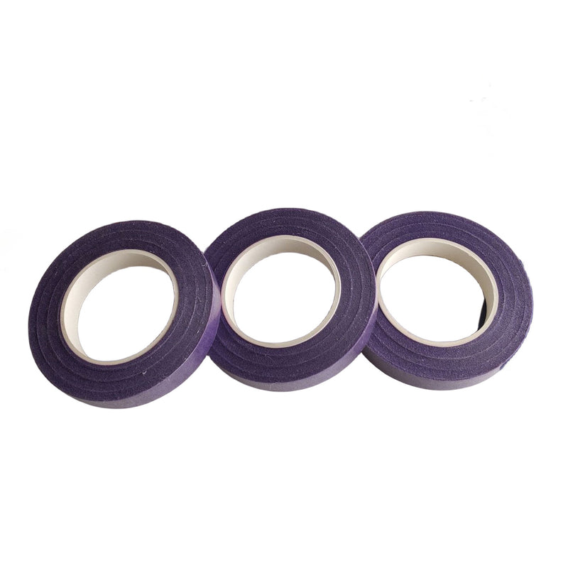 Lot de 3 rubans floraux de 16 couleurs de 1/2" de large pour l'emballage des tiges de bouquet et l'artisanat floral en gros