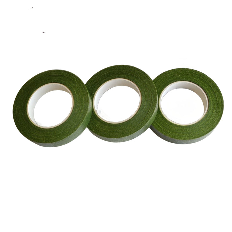 Lot de 3 rubans floraux de 16 couleurs de 1/2" de large pour l'emballage des tiges de bouquet et l'artisanat floral en gros