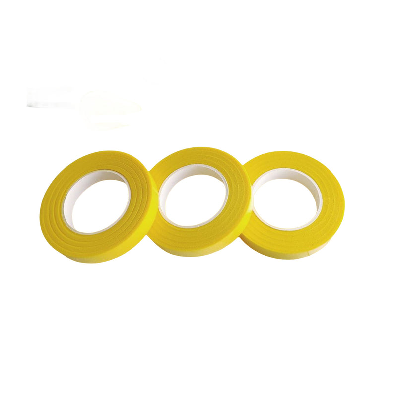 Lot de 3 rubans floraux de 16 couleurs de 1/2" de large pour l'emballage des tiges de bouquet et l'artisanat floral en gros