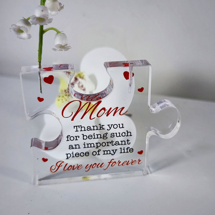 Mom Appreciation Acrylic Heart at From You Flowers