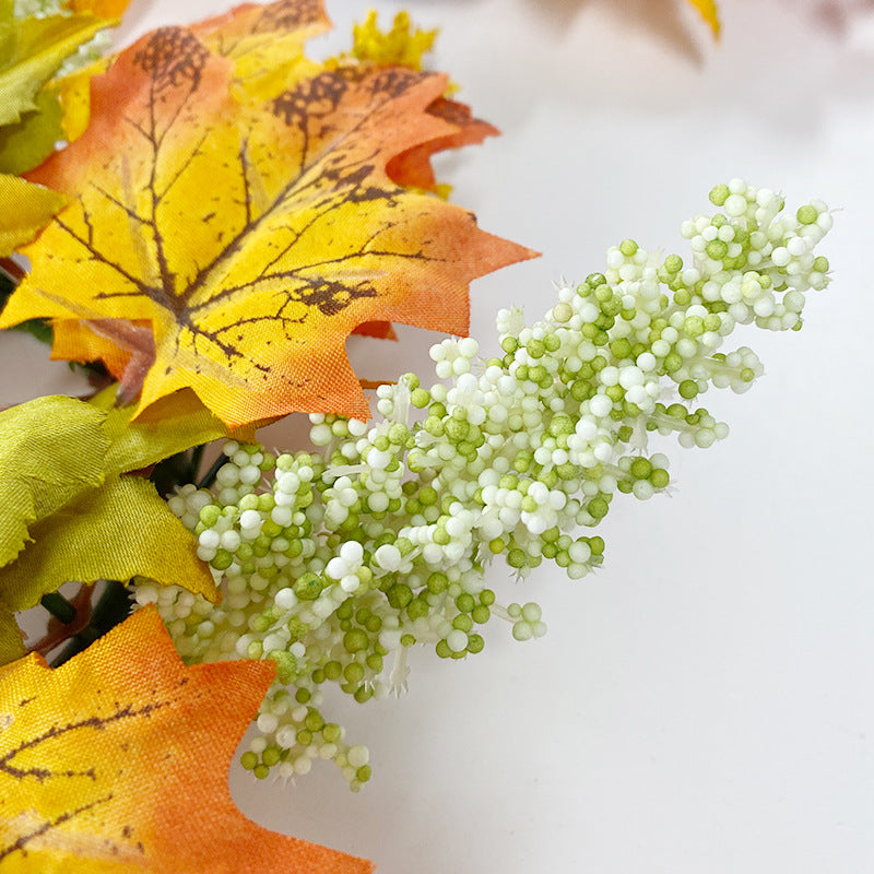 Lot de 4 anneaux de bougies d'automne en vrac pour les centres de table de Thanksgiving, décoration de table d'automne, vente en gros