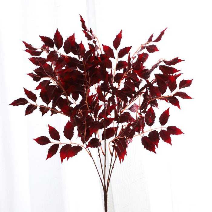 Bulk 23" Trumpet Creeper Bush Faux Fall Spray Faux Silk Plants for Autumn Wedding Wholesale