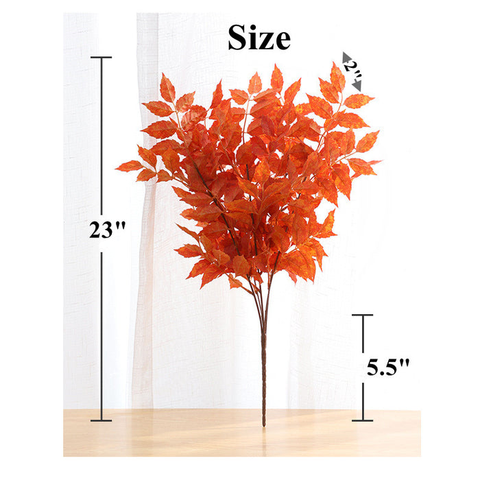 Bulk 23" Trumpet Creeper Bush Faux Fall Spray Faux Silk Plants for Autumn Wedding Wholesale