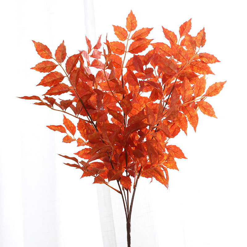 Bulk 23" Trumpet Creeper Bush Faux Fall Spray Faux Silk Plants for Autumn Wedding Wholesale