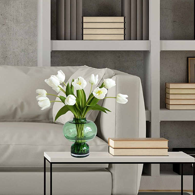 Bulk 19.6" Tulips Bouquet Real Touch Flowers Artificial Wholesale