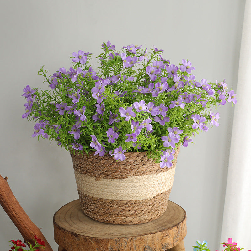 Bulk 11" UV-Resistant Artificial Wildflowers Bush for Outdoor Decor Wholesale