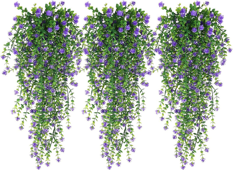 Bulk 3Pcs Spring Flowers Hanging Garland for Basket Outdoors UV Protection Wholesale