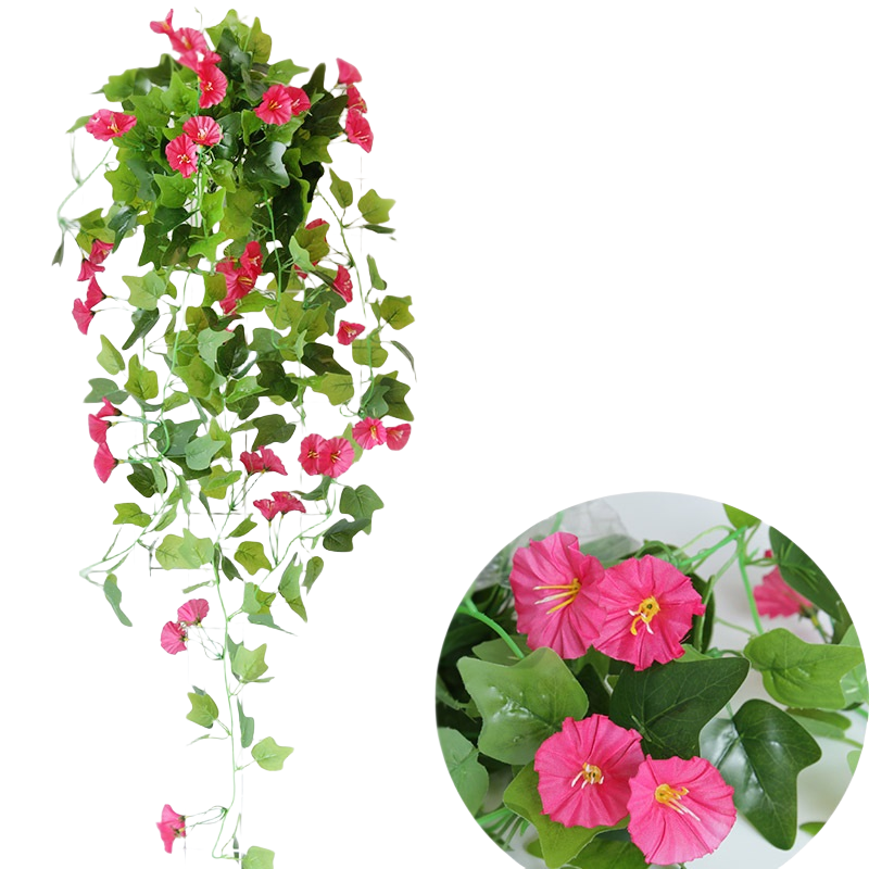 Bulk 39" UV Resistant Artificial Morning Glories Artificial Flower for Outdoors Wholesale