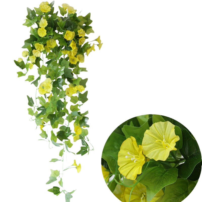 Bulk 39" UV Resistant Artificial Morning Glories Artificial Flower for Outdoors Wholesale