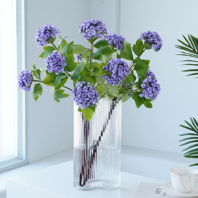 Tiges d'hortensia en vrac de 27 pouces de long, fleurs en spray, centre de table, plantes artificielles en soie, vente en gros