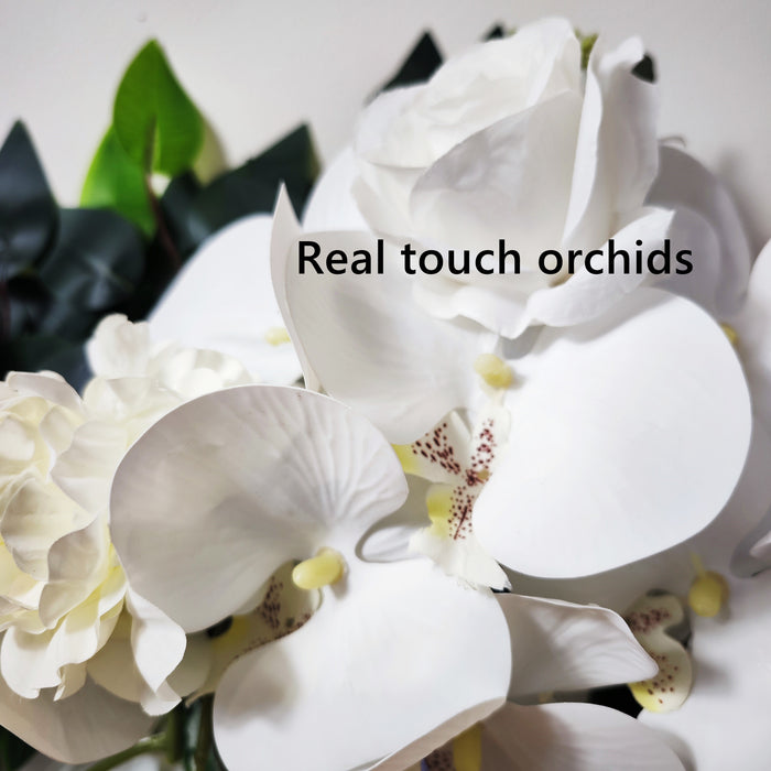 Bulk Wedding Arch White Flowers Swag Flowers Table Flower Hanging Ornament Wholesale