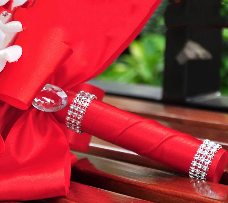 Bouquets de mariage en mousse de 7 pouces pour demoiselle d'honneur en gros 