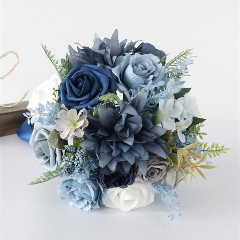 Bulk 8.6" Wedding Bouquets for Bride Bridesmaid Wedding Church Decoration Wholesale