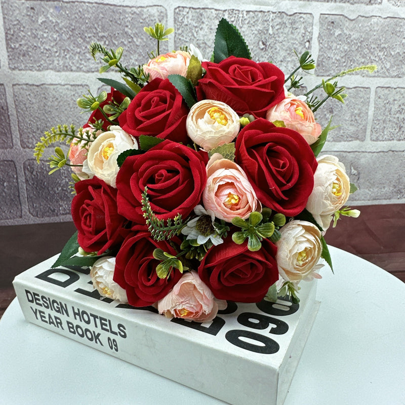 Bulk 23 Colors 7" Bridesmaid Bouquet Artificial Wedding Bouquets Wholesale