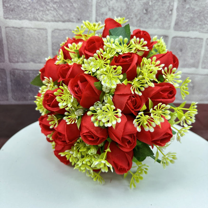 Bulk 23 Colors 7" Bridesmaid Bouquet Artificial Wedding Bouquets Wholesale