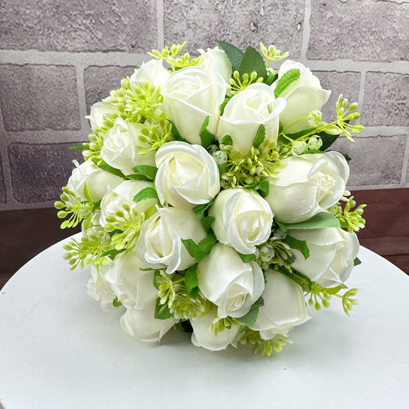 Bulk 23 Colors 7" Bridesmaid Bouquet Artificial Wedding Bouquets Wholesale