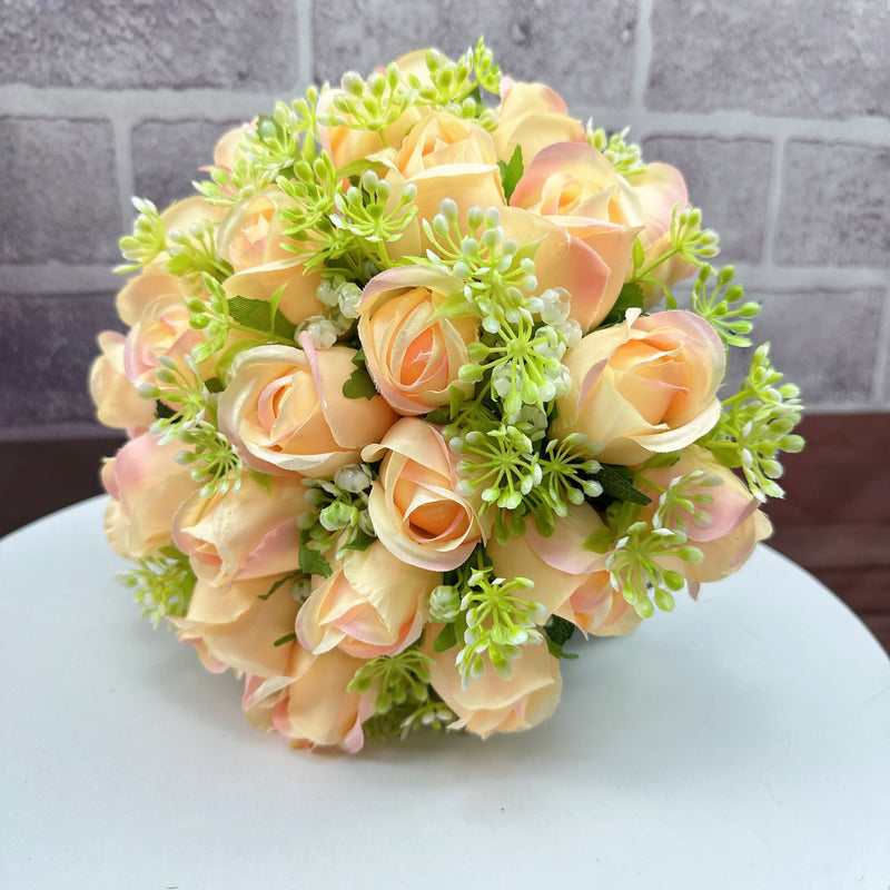 Bulk 23 Colors 7" Bridesmaid Bouquet Artificial Wedding Bouquets Wholesale