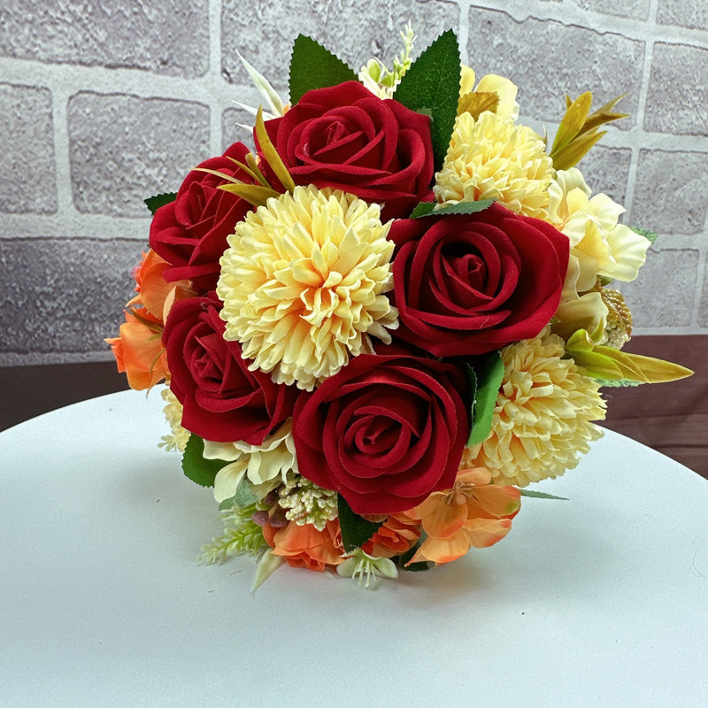 Bulk 23 Colors 7" Bridesmaid Bouquet Artificial Wedding Bouquets Wholesale