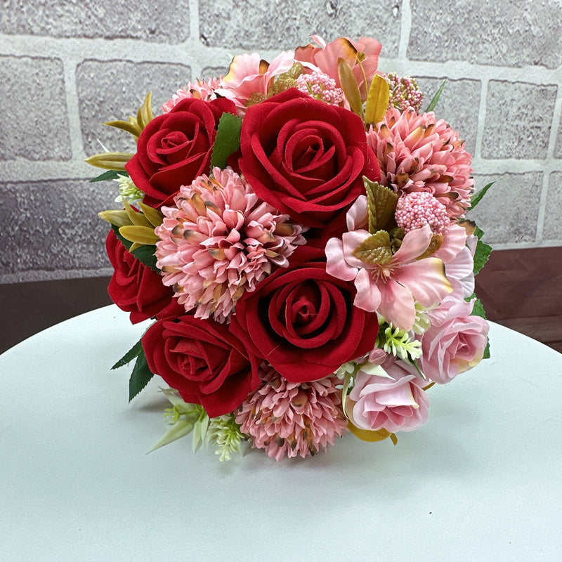 Bulk 23 Colors 7" Bridesmaid Bouquet Artificial Wedding Bouquets Wholesale