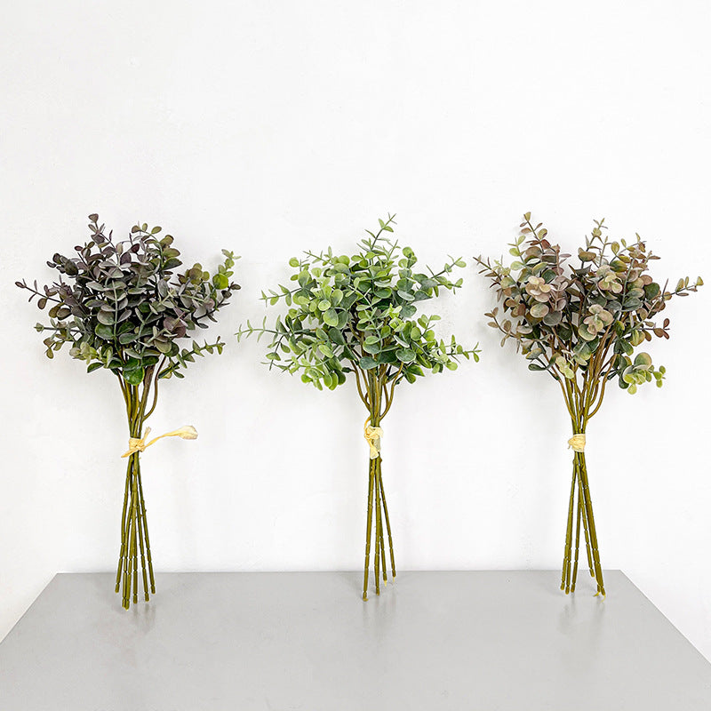 Bulk 6Pcs Wedding Greenery Eucalyptus Bundle Stems Wholesale