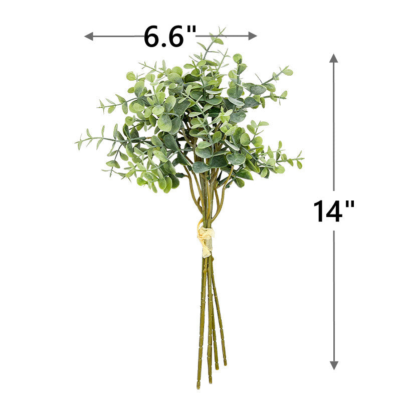 Bulk 6Pcs Wedding Greenery Eucalyptus Bundle Stems Wholesale