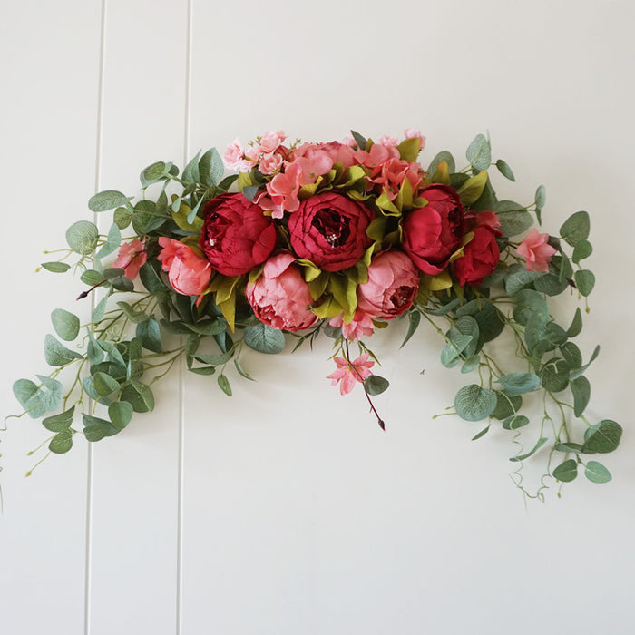 Bulk Wedding Arch Flowers Peony Rustic Artificial Floral Swag for Door Lintel Table Centerpieces Wholesale