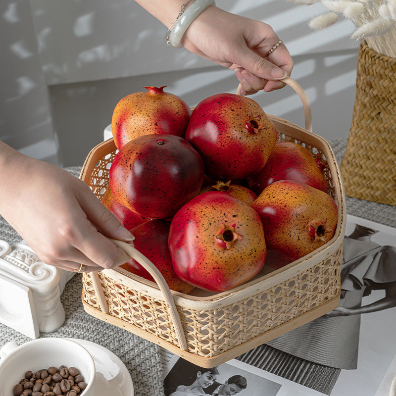 Grenade artificielle réaliste en vrac Fruits artificiels lestés en gros 