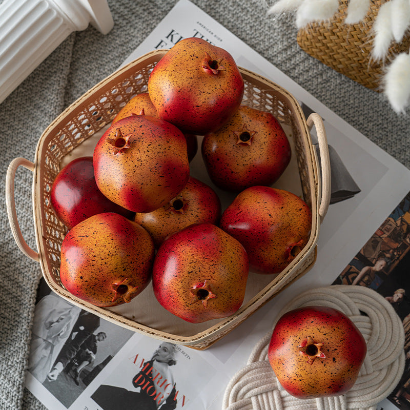 Grenade artificielle réaliste en vrac Fruits artificiels lestés en gros 