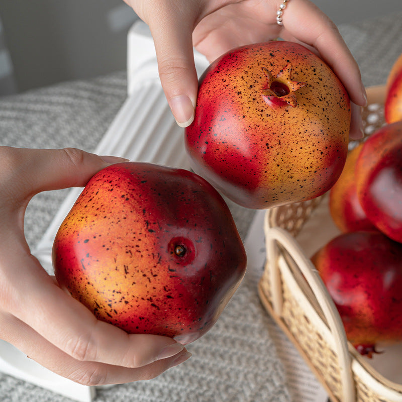 Grenade artificielle réaliste en vrac Fruits artificiels lestés en gros 