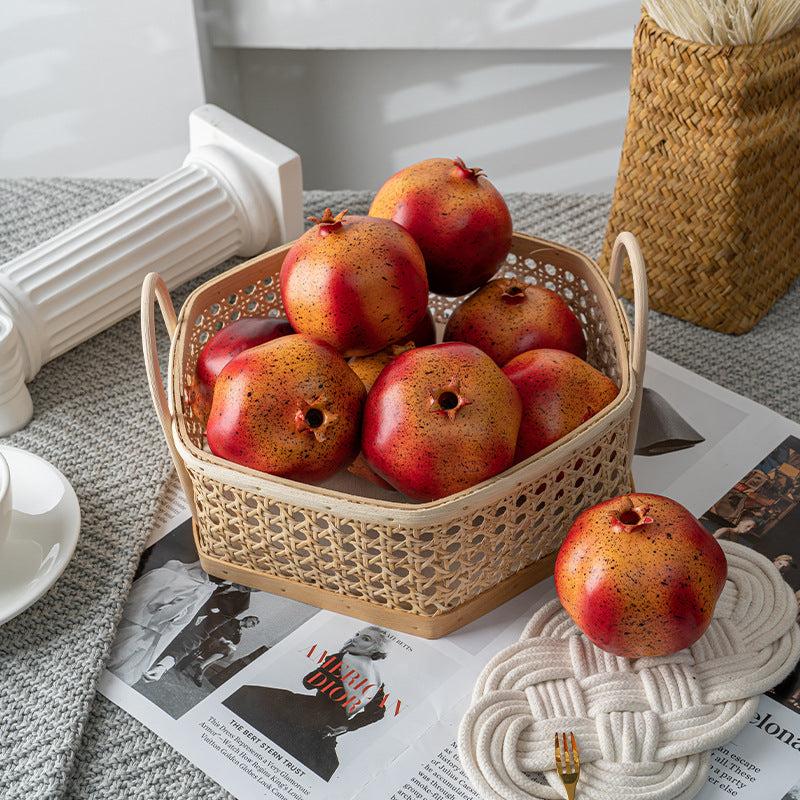 Grenade artificielle réaliste en vrac Fruits artificiels lestés en gros 