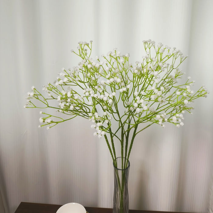 Bulk 23.6" Baby's Breath Artificial Flowers Real Touch for Crafts DIY Wedding Party Home Garden Office Wholesale