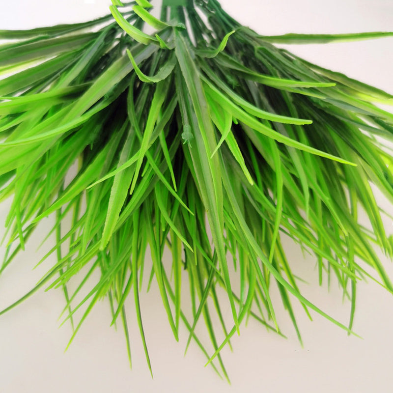 Bulk 15.7" UV Resistant Grass Artificial Plants Greenery Bush for Outdoors Wholesale