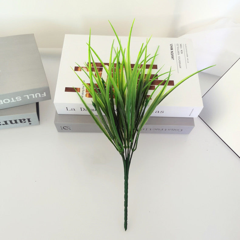Bulk 15.7" UV Resistant Grass Artificial Plants Greenery Bush for Outdoors Wholesale