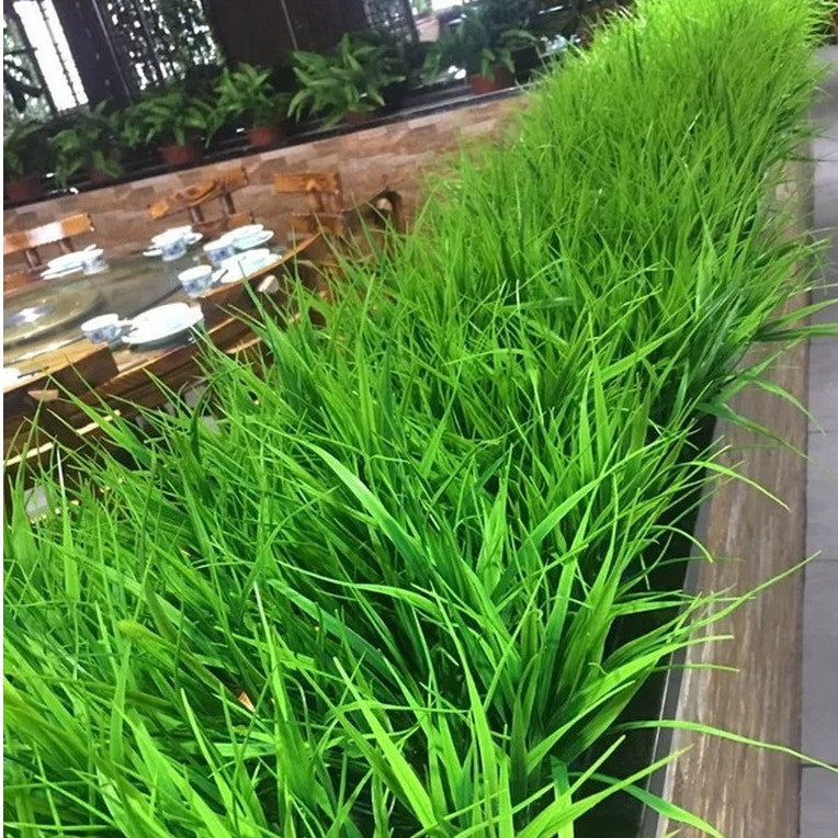 Bulk 15.7" UV Resistant Grass Artificial Plants Greenery Bush for Outdoors Wholesale