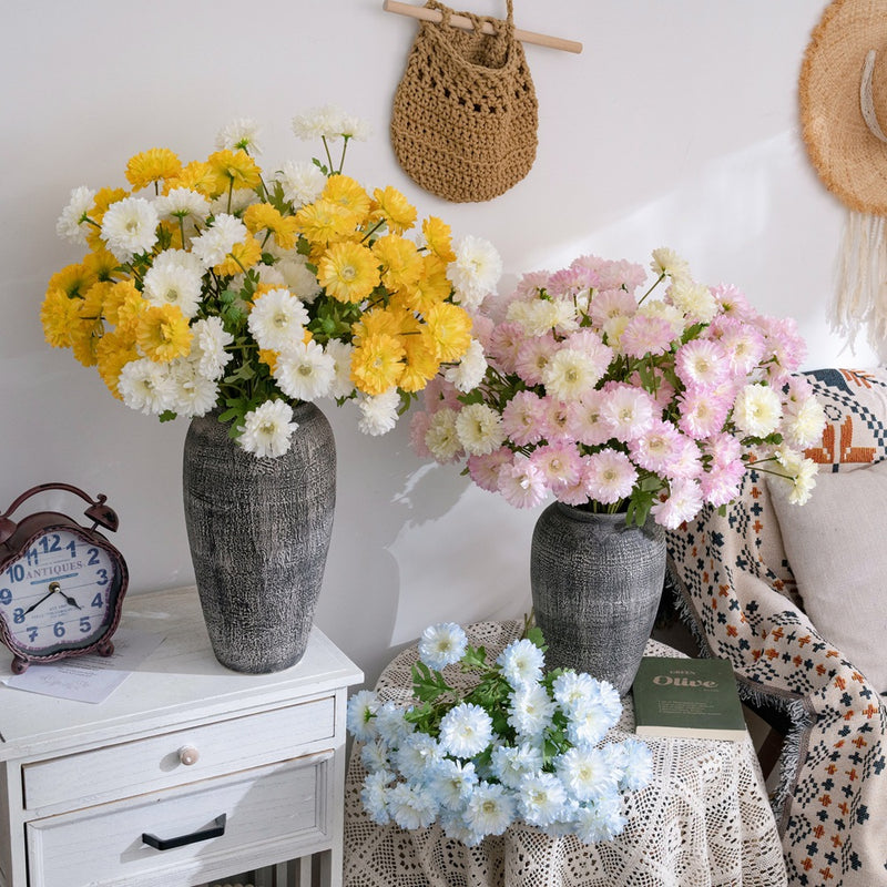 Bulk 23.6" Windmill Orchid Stems Spray Artificial Silk Flowers Wholesale