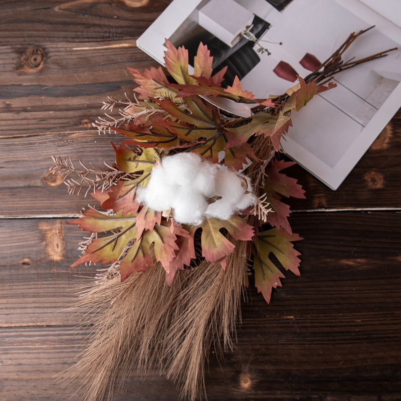 Bouquet de fleurs artificielles en vrac en liquidation, arrangements floraux en soie pour centres de table de mariage, vente en gros 