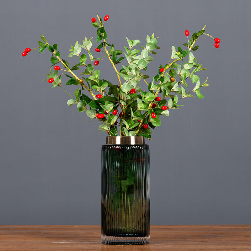 Bulk 27" Wolfberry Goji Stems Artificial Fruits Branches Wholesale