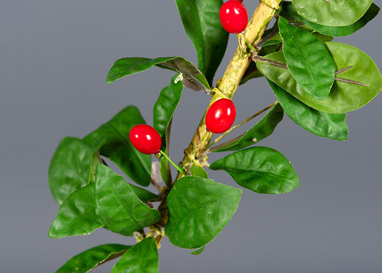 Bulk 27" Wolfberry Goji Stems Artificial Fruits Branches Wholesale