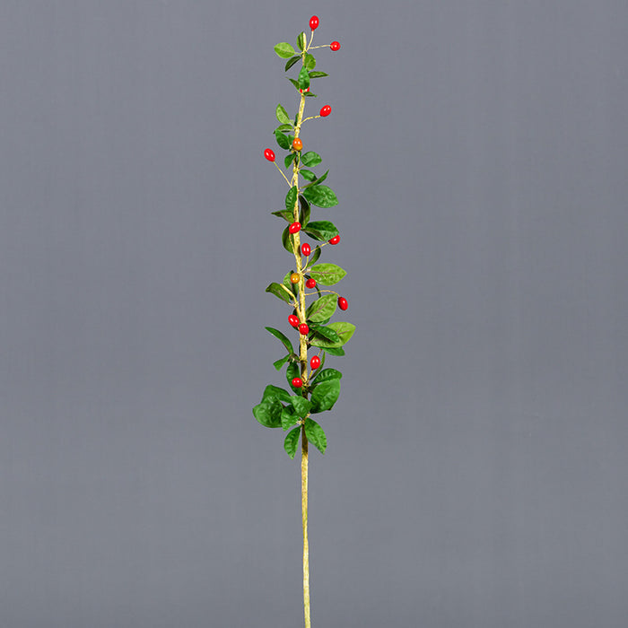 Bulk 27" Wolfberry Goji Stems Artificial Fruits Twigs Branches Wholesale