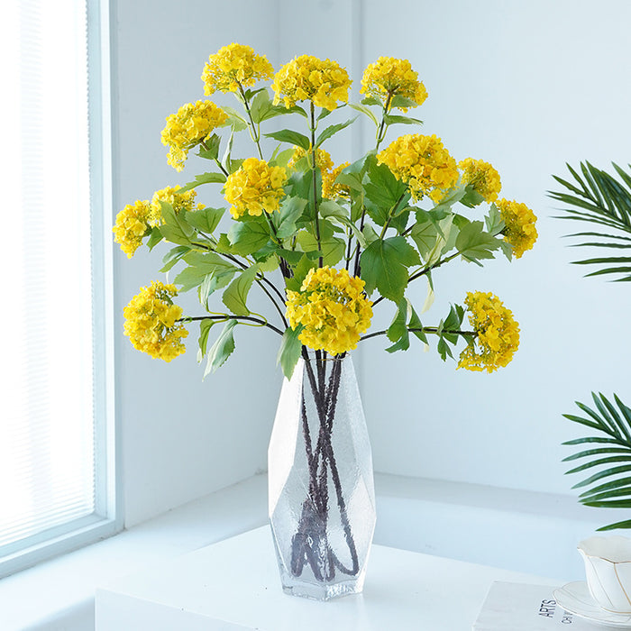Bulk 27" Long Hydrangea Stems Centerpiece Flowers Artificial Silk Plants Spray Wholesale