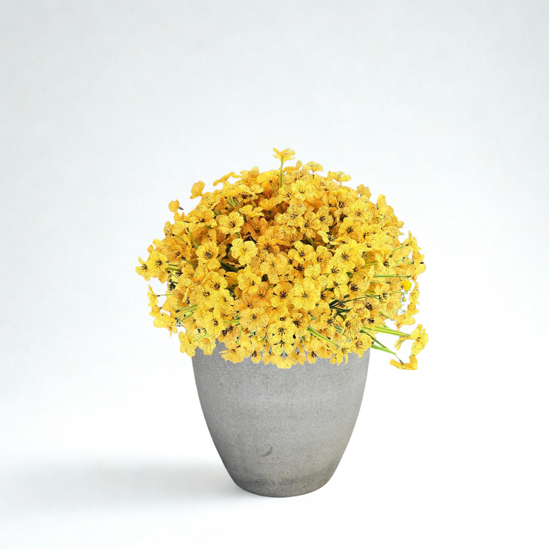 20 Bundles Vibrant Artificial Daisy Garland - UV Resistant Outdoor Hanging Flowers with Eucalyptus for Porch & Garden Decor (Lifelike Movement, Premium Silk Blend)