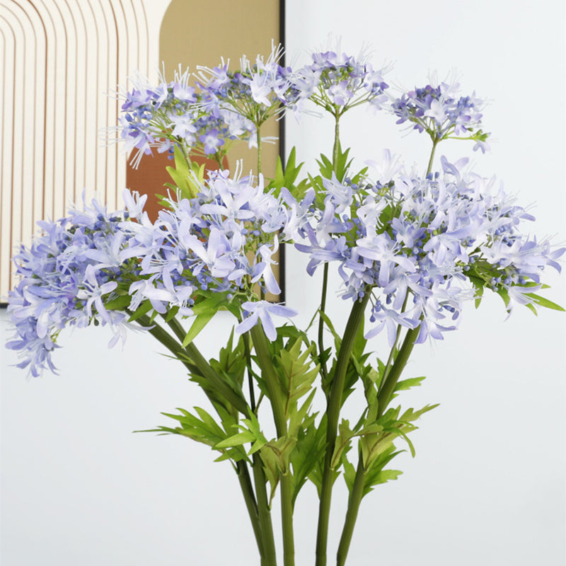 Bulk 29" Agapanthus Stems Real Touch African Agapanthus Flower Arrangement Wholesale