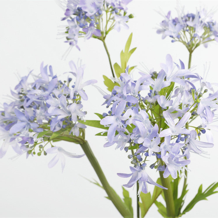 Bulk 29" Agapanthus Stems Real Touch African Agapanthus Flower Arrangement Wholesale