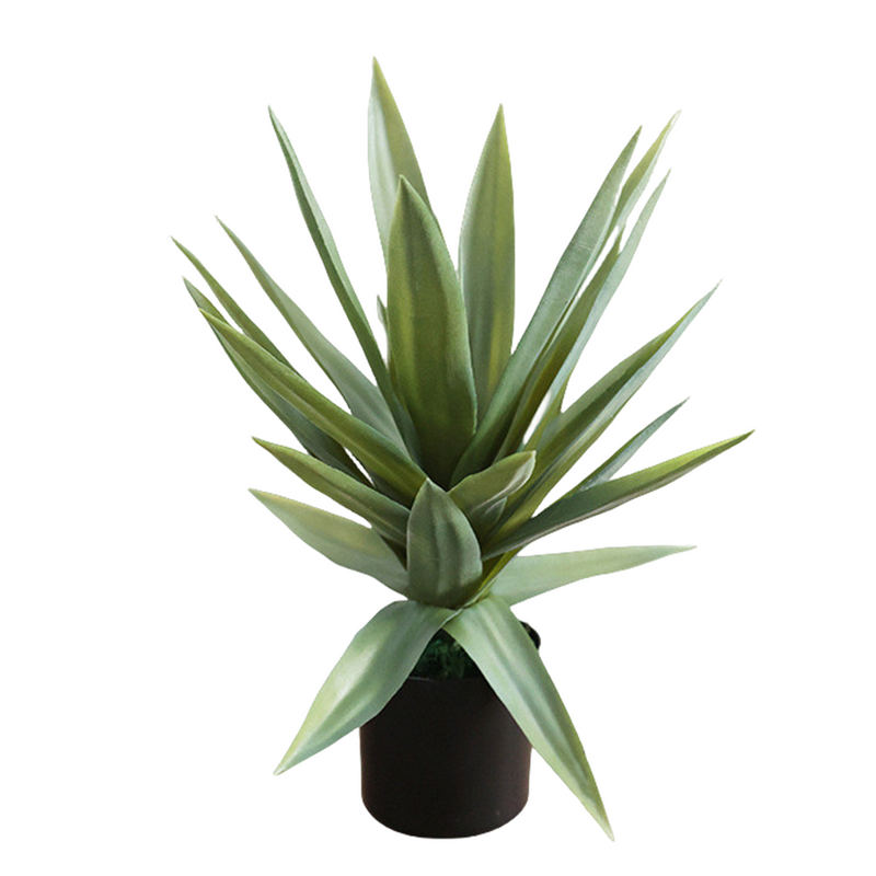 faux potted agave plant Bulk 19.6 inches Tall Agave Potted Plant Faux Plant Landscaping Plants Wholesale