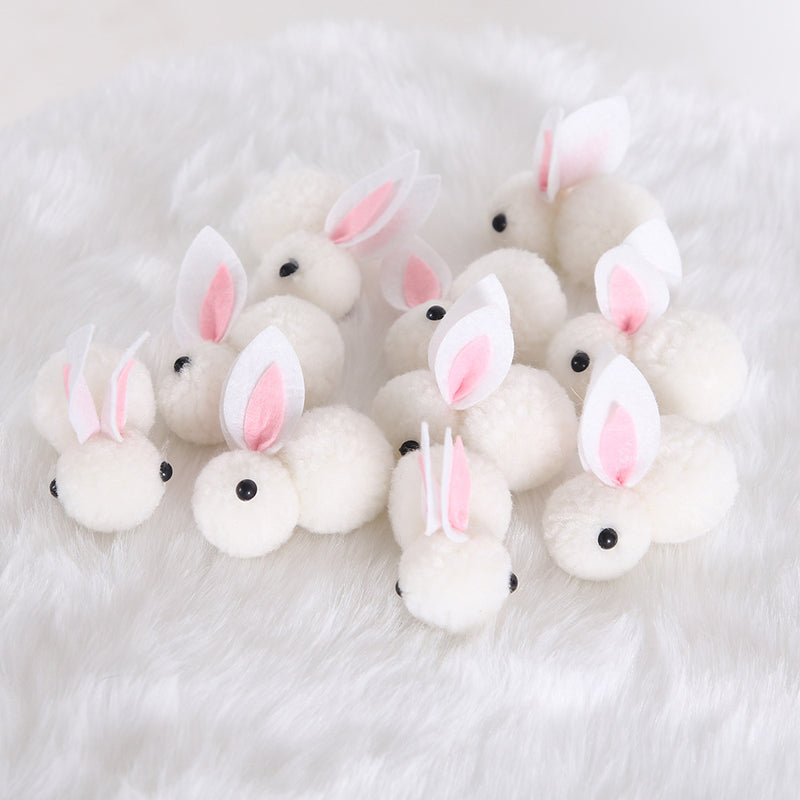 Bulk 10pcs Artificial Rabbits Holiday Ornaments for Easter Decorations Wholesale